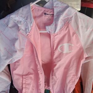Champion Pink Windbreaker Jacket